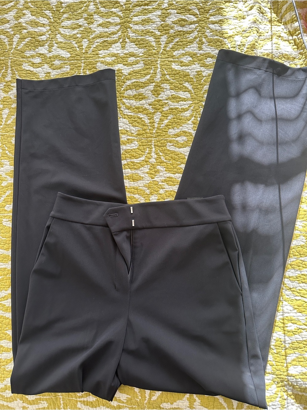Theory Black Women's Straight-Leg Trousers